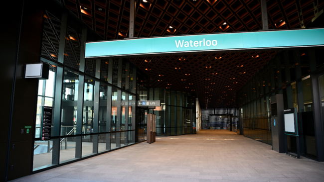 Waterloo Metro Station.