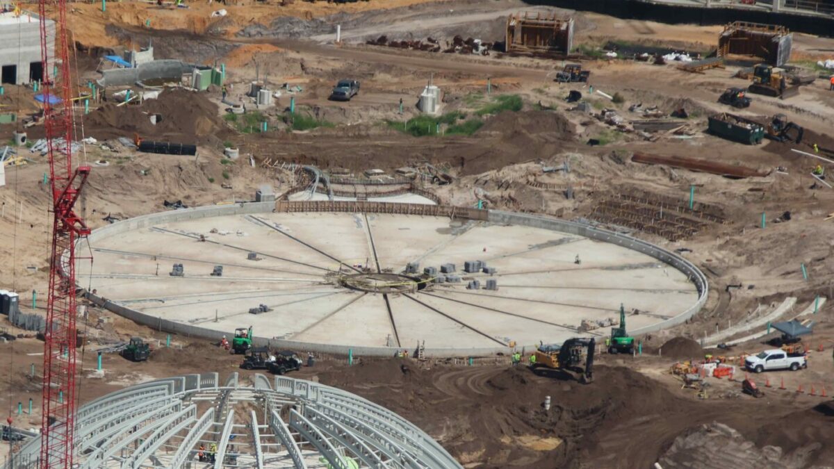 PHOTOS: Epic Universe Carousel Dome Comes Together and More Construction Updates at Future Orlando Theme Park 8 epic universe july 2023 construction 6