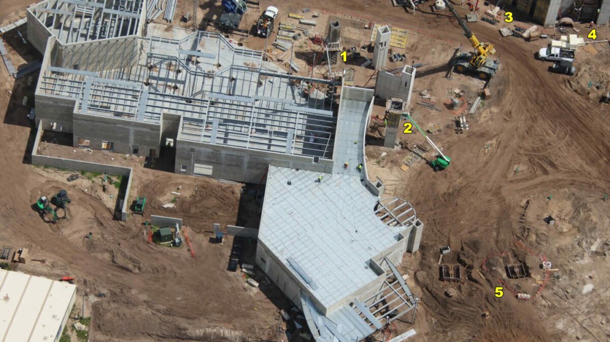 PHOTOS: Epic Universe Carousel Dome Comes Together and More Construction Updates at Future Orlando Theme Park 10 epic universe july 2023 construction 8