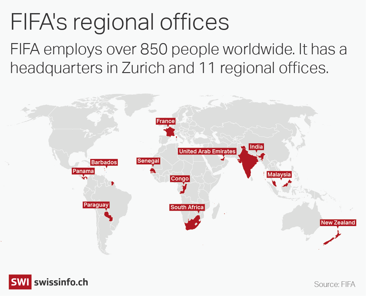 (swissinfo.ch) World map with Barbados India Malaysia, New Zealand, France, Panama, Paraguay, Senegal, Congo, South Afric, United Arab Emirates