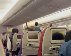 The passenger on the Mayalsian Airlines flight reportedly threatened staff