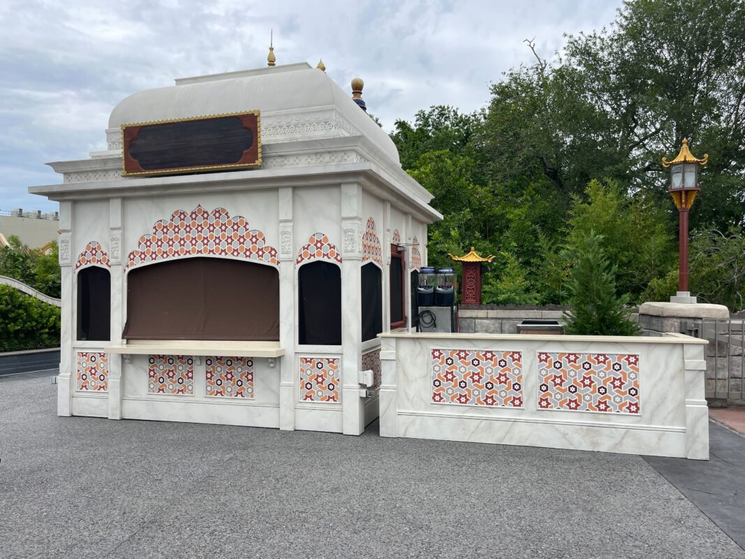 2023 EPCOT International Food & Wine Festival Booths Arrive in World Showcase 8 food and wine booths 2023 8392