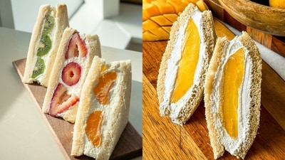 The Japanese fruit ‘sando’ The Japanese fruit ‘sando’