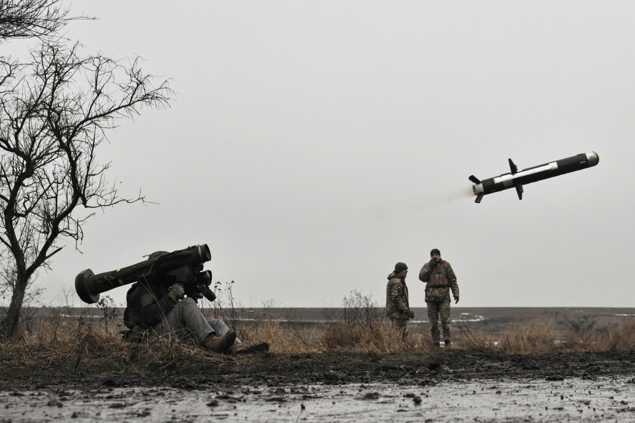 Ukrainian soldiers during a military exercise in the Zaporizhzhia region of Ukraine. Ukrainian soldiers during a military exercise in the Zaporizhzhia region of Ukraine.