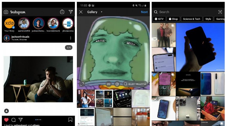 Instagram, Instagram Dark Mode, Instagram new feature, Instagram Facebook Dark Mode