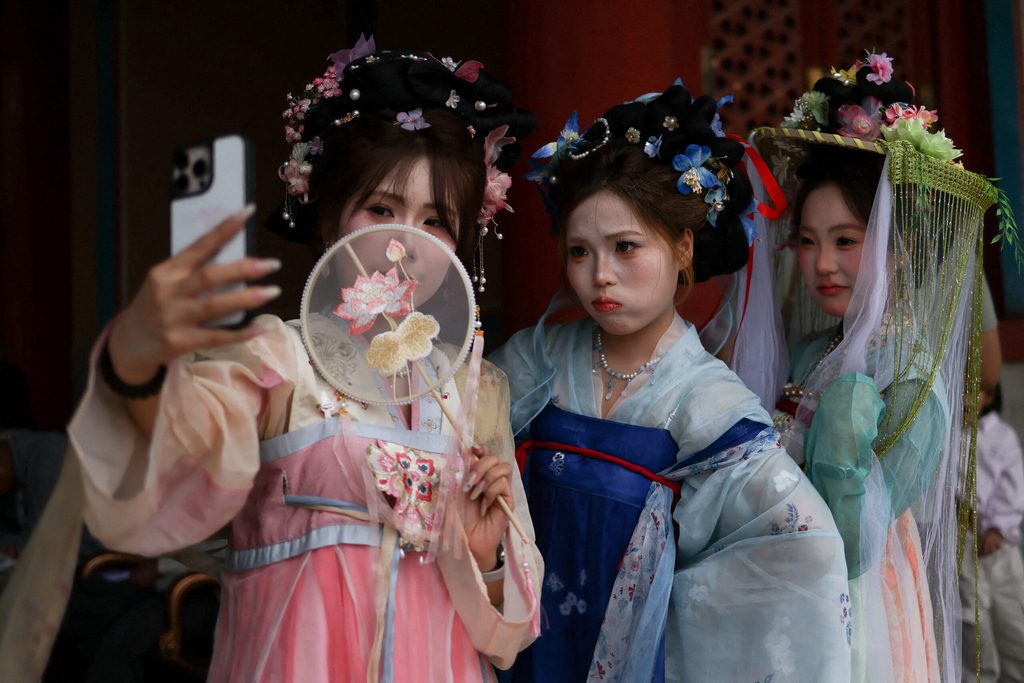 Labour Day holiday in Beijing, China