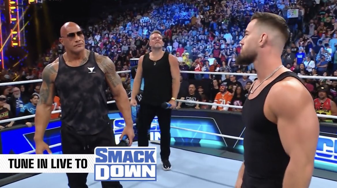 The Rock returned to the ring on Smackdown
