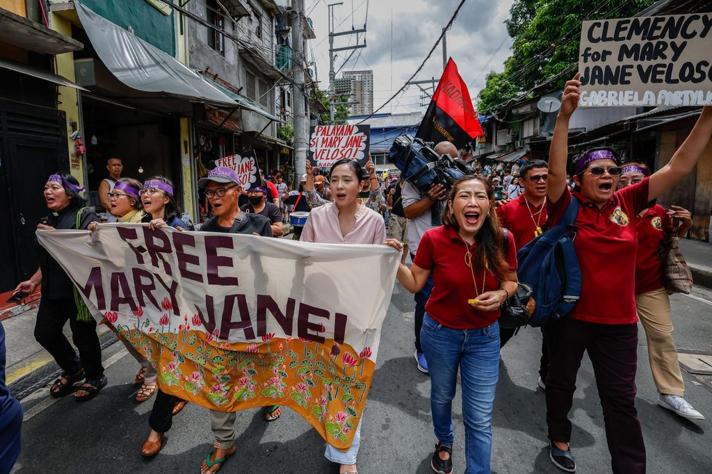 Free Mary Jane Veloso protest