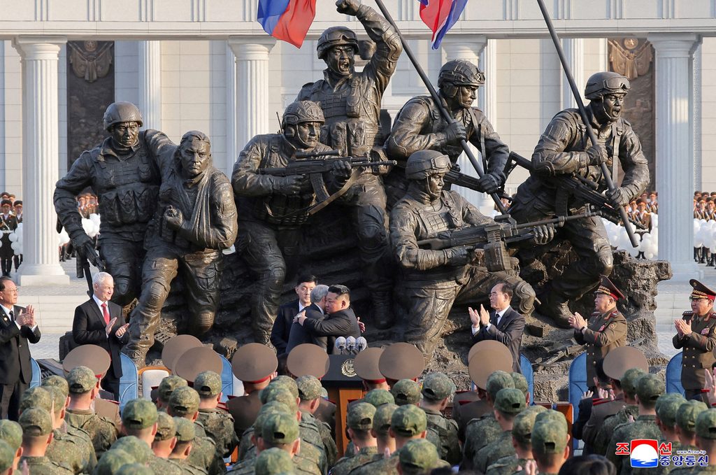 Inauguration of the Memorial Museum of Combat Feats at the Overseas Military Operations honouring North Korean troops killed while fighting for Russia in the war against Ukraine, in Pyongyang