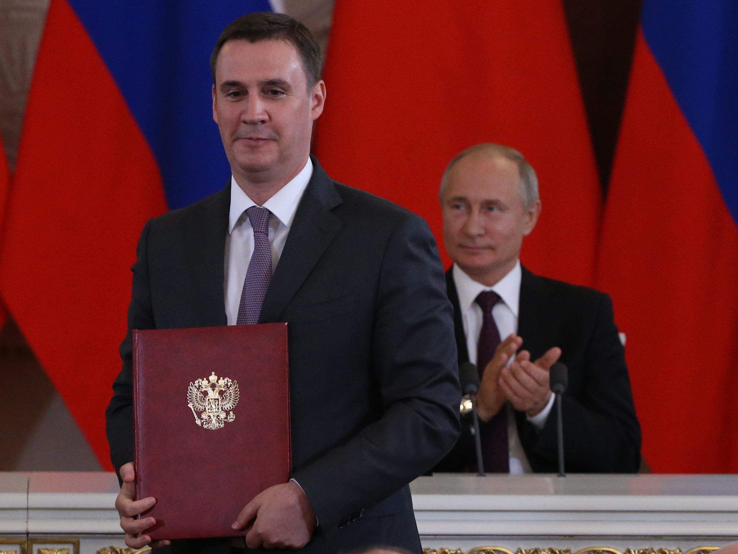 There is speculation Dmitry Patrushev could be ready to step in for Putin