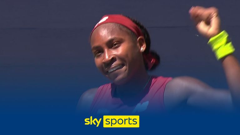 After struggling in her opening match, Tim Henman was impressed with Coco Gauff's improved showing as she thrashed Mirra Andreeva in the second round of the US Open.