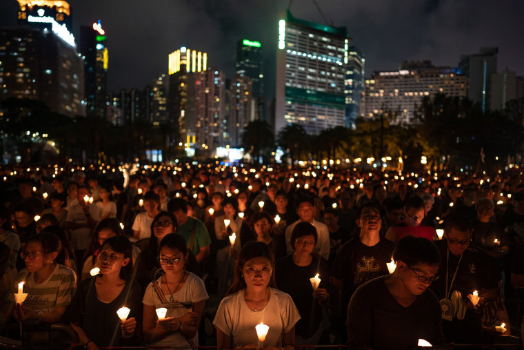 Image: Hong Kong Marks 30 Years Since The Tiananmen Massacre