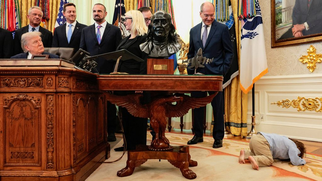 U.S. President Trump participates in a healthcare affordability event at the White House in Washington