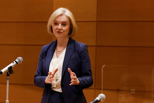 Former UK PM Liz Truss faces accusations back home that she is indulging in irresponsible sabre-rattling in a bid to maintain her political relevance. (Image: Reuters File)