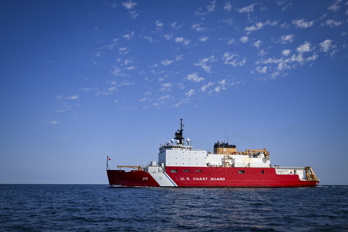 U.S. Coast Guard Icebreaker Transits Chukchi Sea