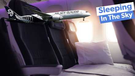 Air New Zealand's Economy Skycouch Seating Custom Thumbnail